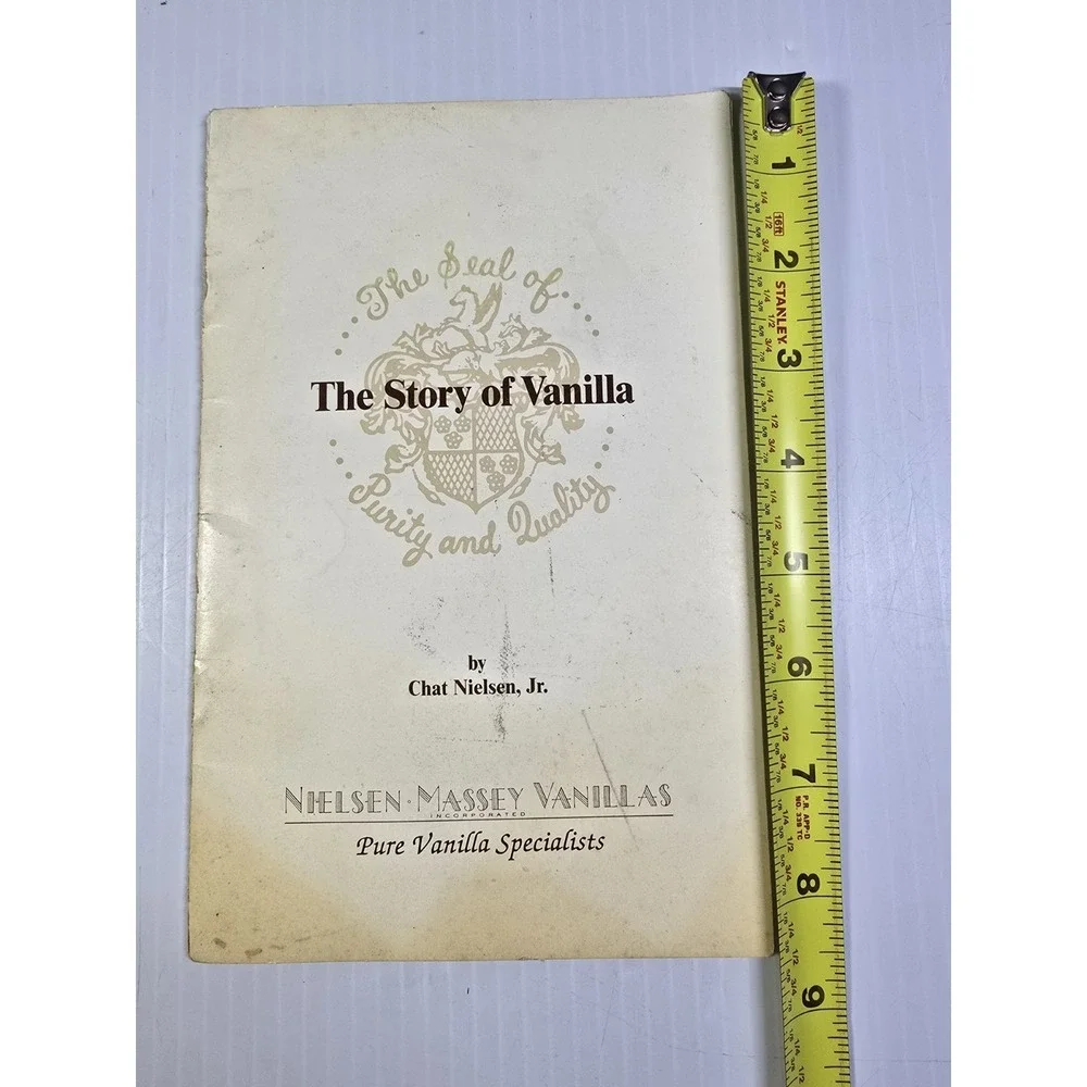 The Story of Vanilla, Educational Paperback Book By Chat Nielsen Jr. With Photos